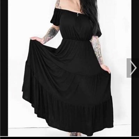 Foxblood Dresses & Skirts - Foxblood Off-Shoulder Maxi Dress